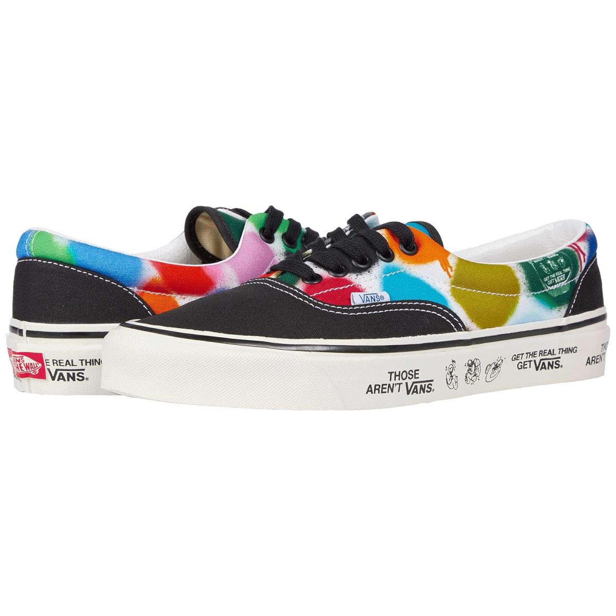 Unisex Sneakers Athletic Shoes Vans Era 95 DX (Anaheim Factory) Spray Spots/Black