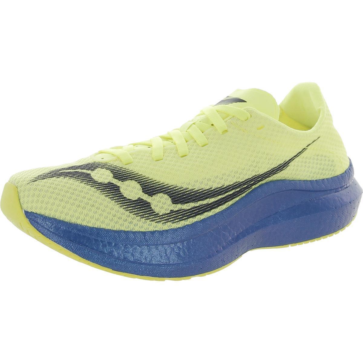 Saucony Womens Endorphin Pro+ Athletic and Training Shoes Shoes Bhfo 7413 - Blue/Yellow