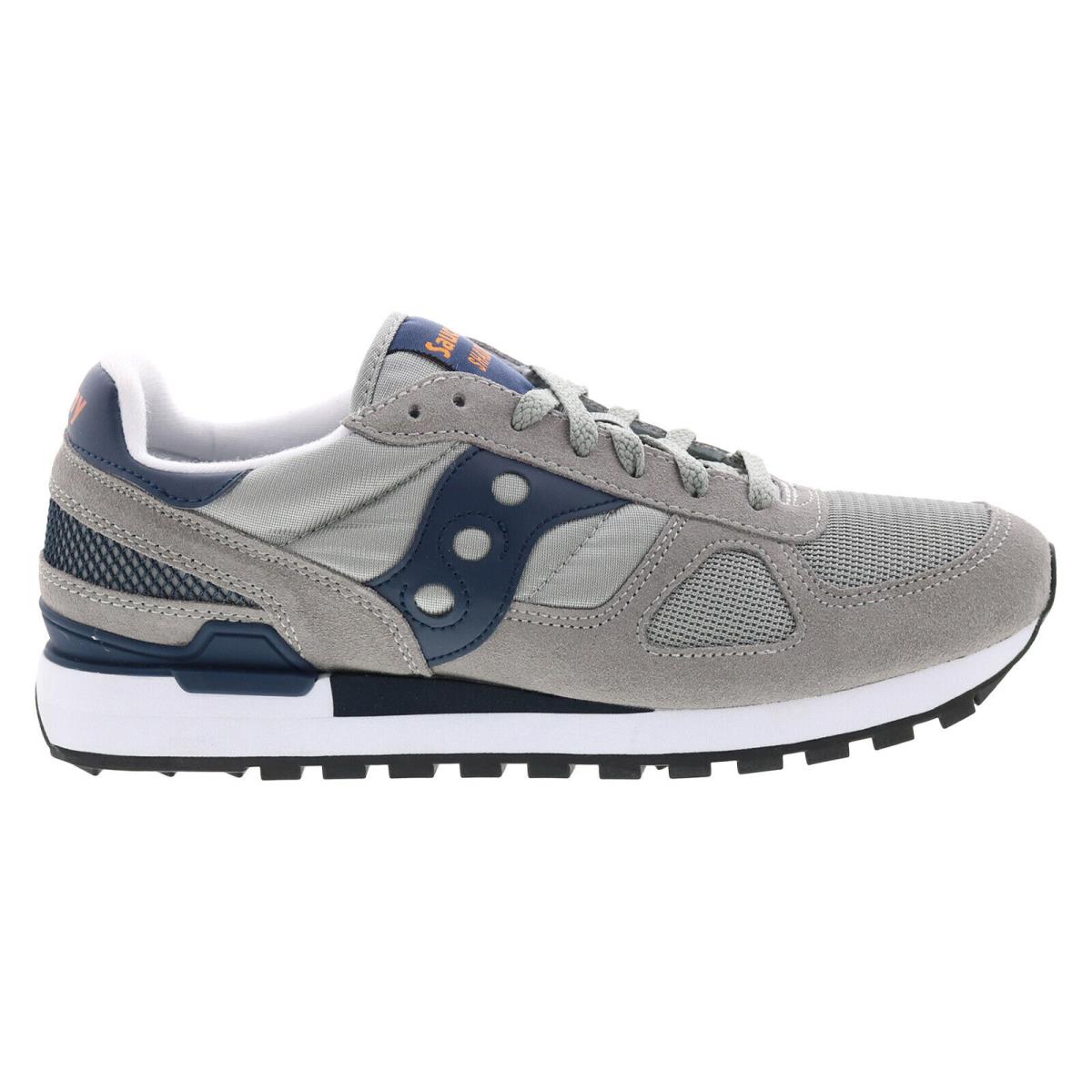 Saucony Shadow Original Shadow S2108-563 Mens Gray Suede Lifestyle Sneakers Shoes - Gray