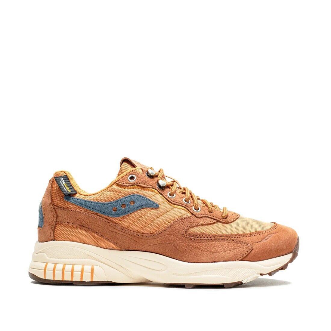 Saucony S70742-1 Men`s 3D Grid Hurricane in Brown/rust - Med um - Brown