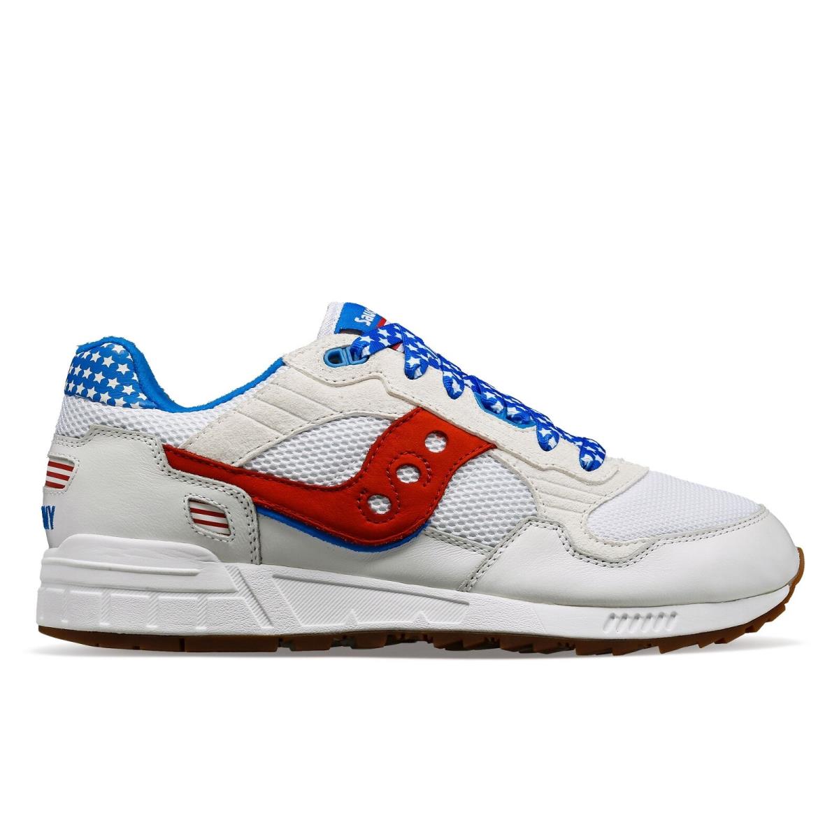 Saucony Unisex Shadow 5000 Fireworks Shoes - White | Red