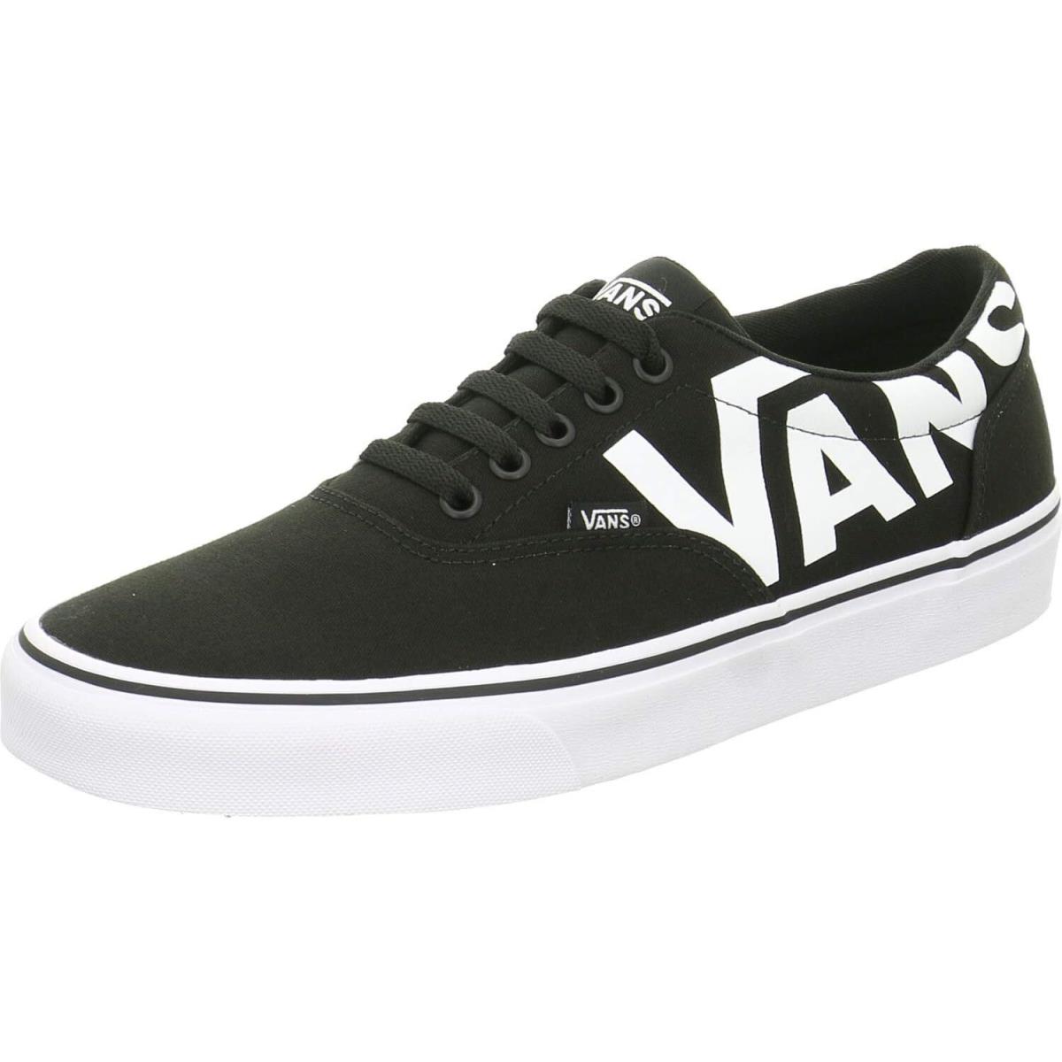 Vans` Boys` Asher Checkered Slip On Sneaker Blk/blk 3 Medium US