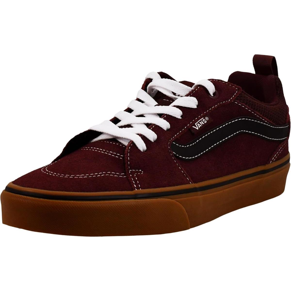 Vans Men`s Filmore Sneakers Suede Mesh Chocolate Gum 8