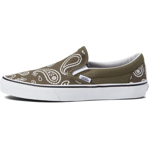 Vans Classic Slip-on Peace Paisley Grape Leaf/true White Men`s 12 Women`s