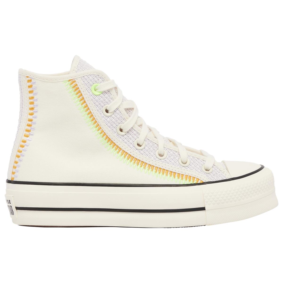 Converse Women Chuck Taylor All Star Lift HI Sz: 7.5 Egret Triftshop Comfort