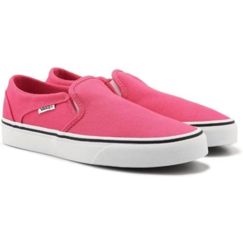 Vans Women`s Asher Trainers Sneaker Canvas Honeysuckle 7.5 - Canvas Honeysuckle