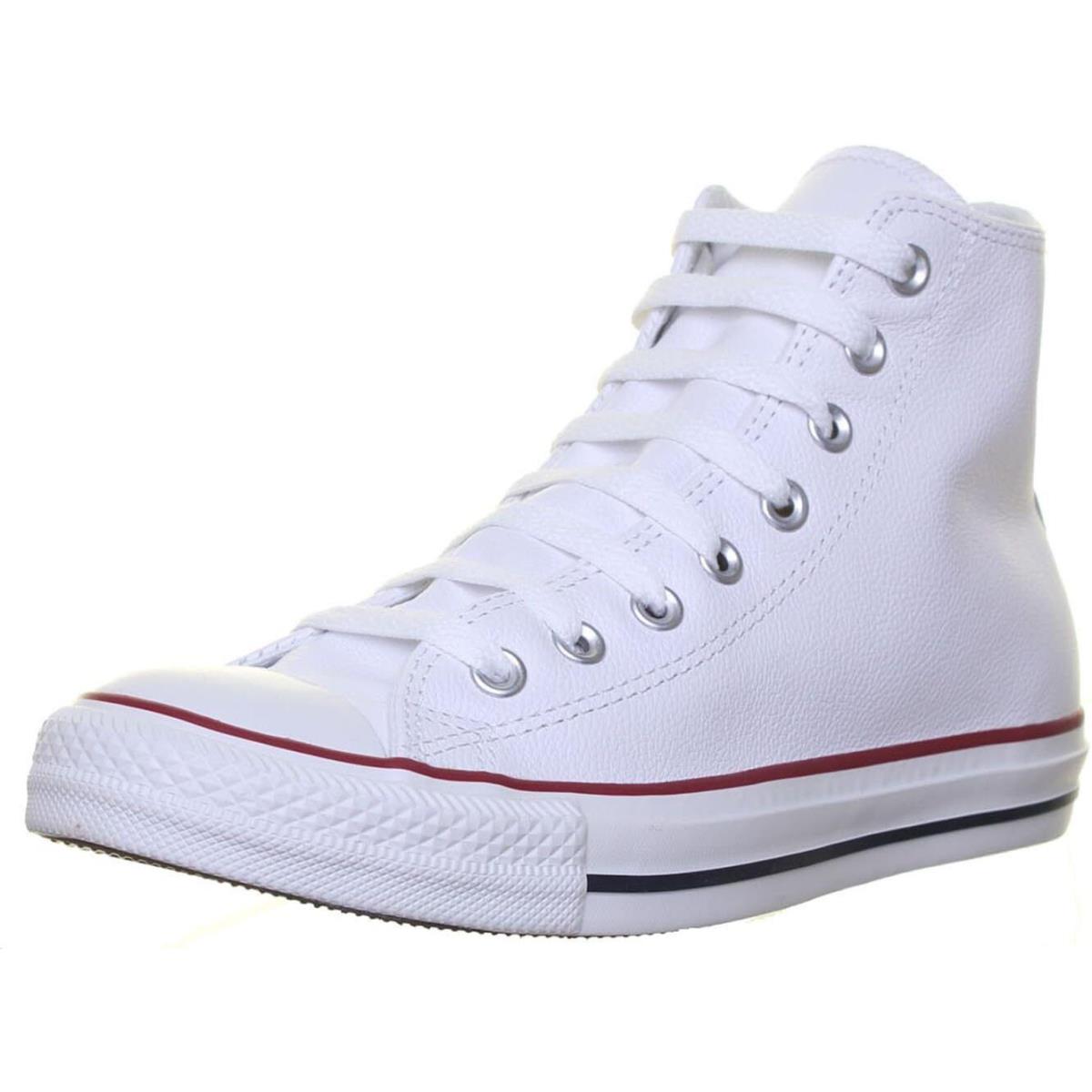 Converse Women`s Chuck Taylor All Star Leather High Top Sneaker 13 White