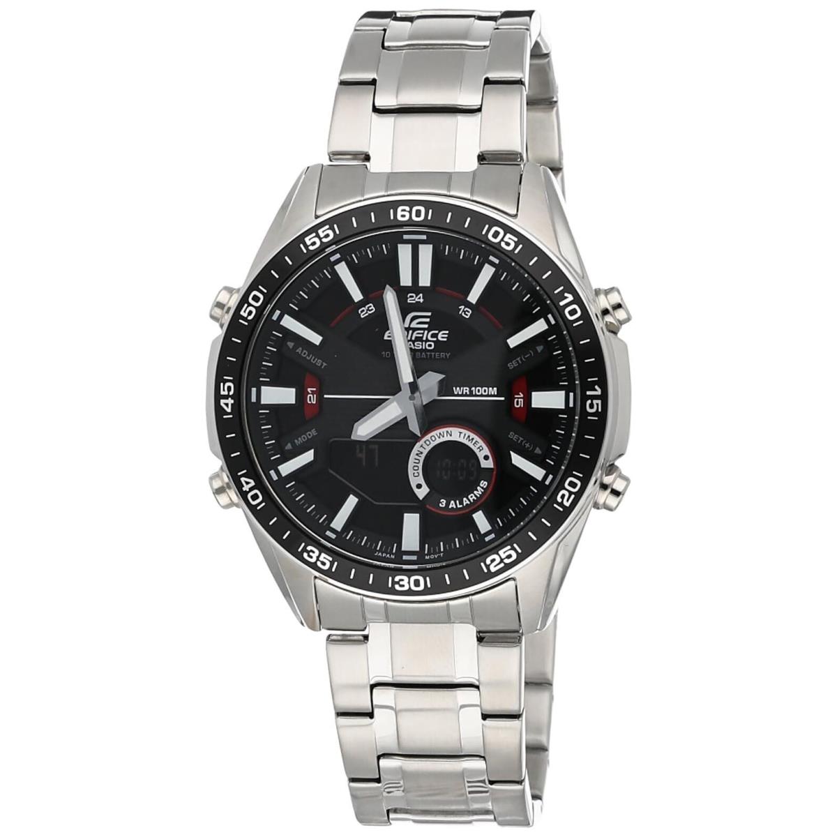 Casio Edifice EFV-C100D-1AVDF Men`s Watch Multifunction Stainless Steel Band