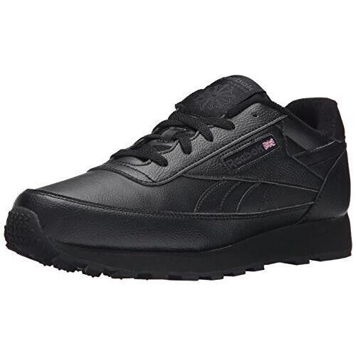 Reebok Mens Classic Renaissance Sneakers Black Solid Grey V67021 Leather D