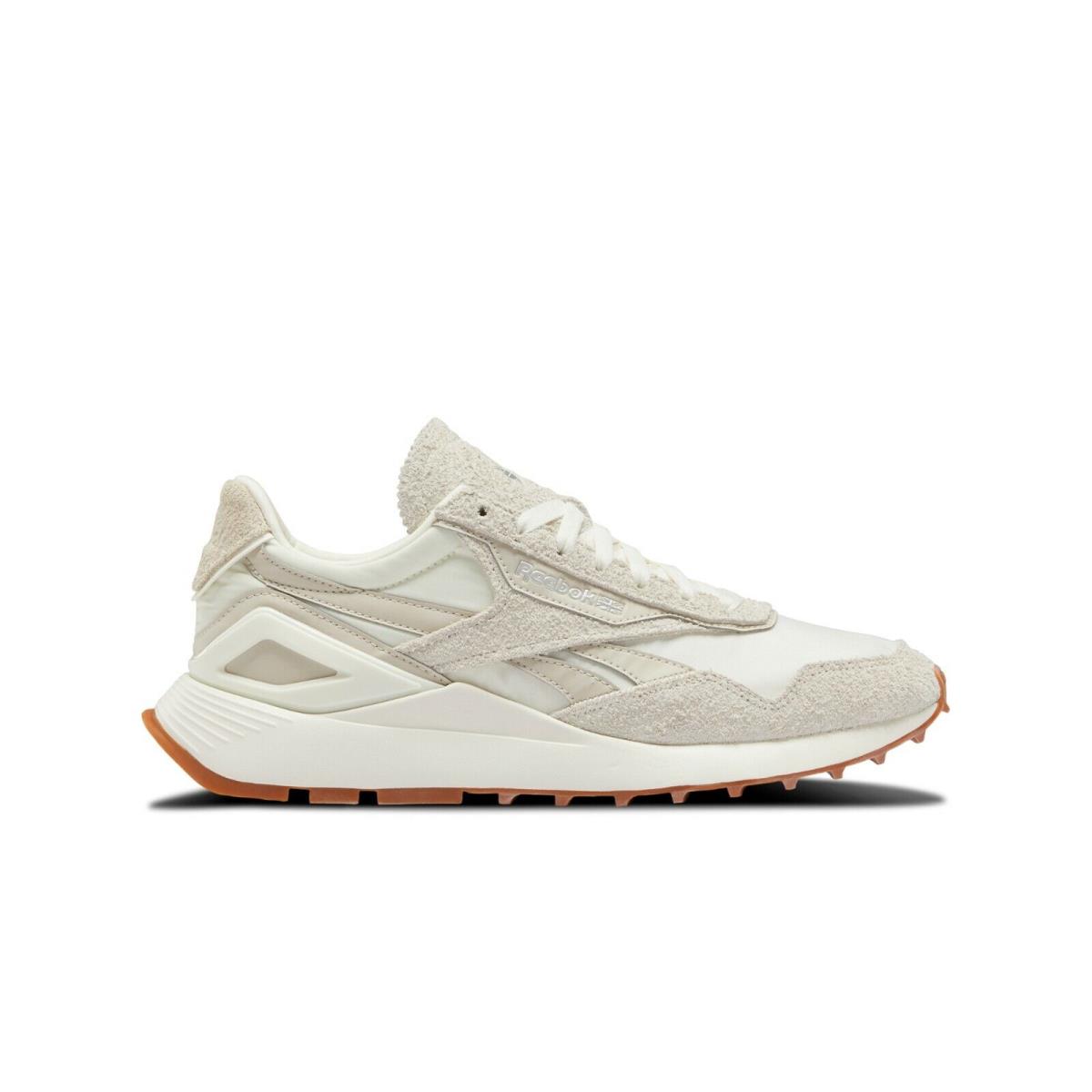 Reebok Mens Classic Leather Legacy AZ Chalk/stucco/rubber Gum Shoes - chalk/stucco/rubber gum