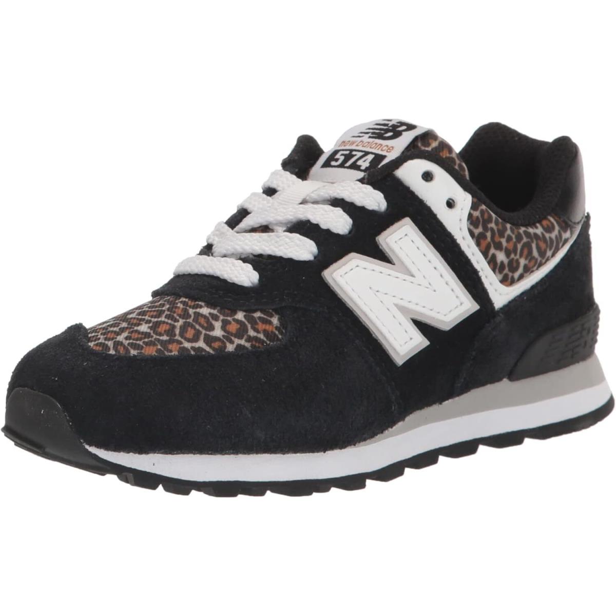 New Balance Girls Kids 574 V1 70s Racing Lace-up Sneaker Black/rain Cloud 3