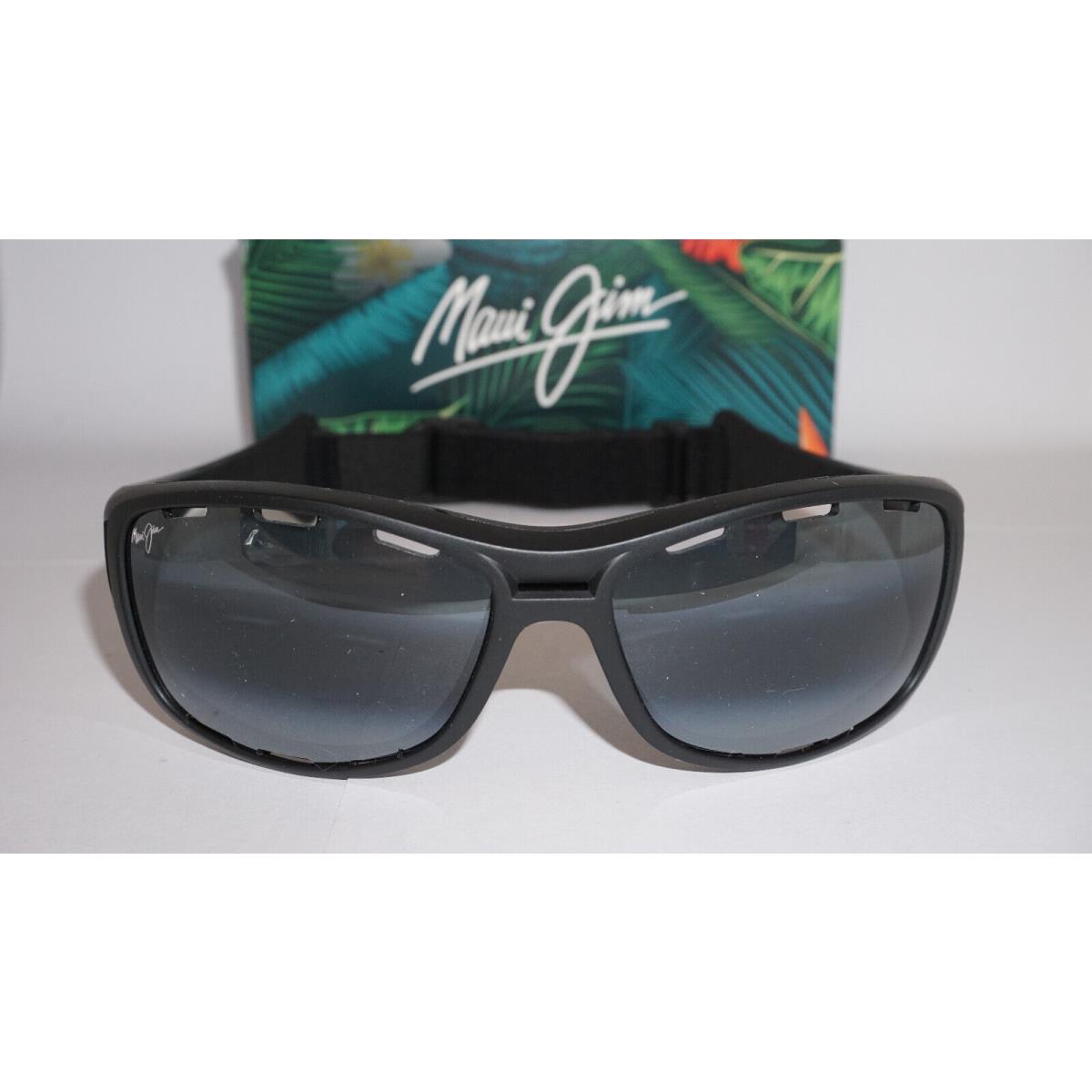 Maui Jim Sunglasses Waterman Pc-bg Black Black Polar MJ410-2M 63.5 17 125