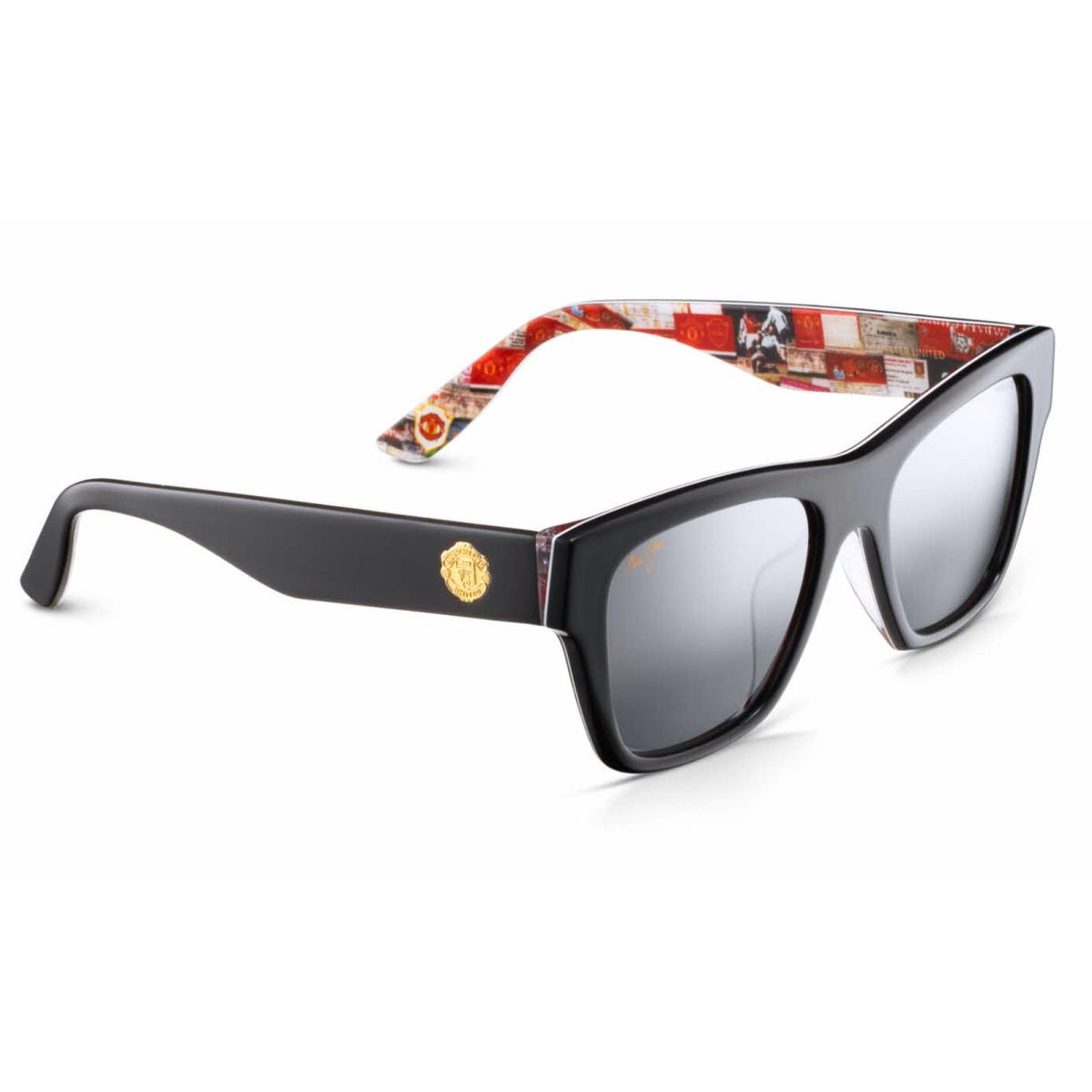 Manchester United Maui Jim Treble Polarized Black Red Sunglasses MJ832-36UTD