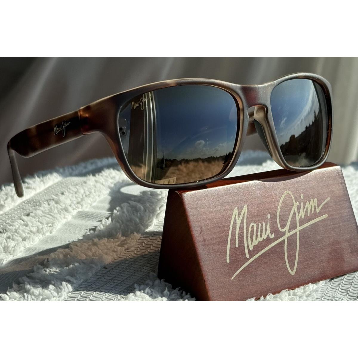 Maui Jim Mixed Plate MJ 721 10 Matte Tortoise Rubber + Hcl Bronze Polarized Lens