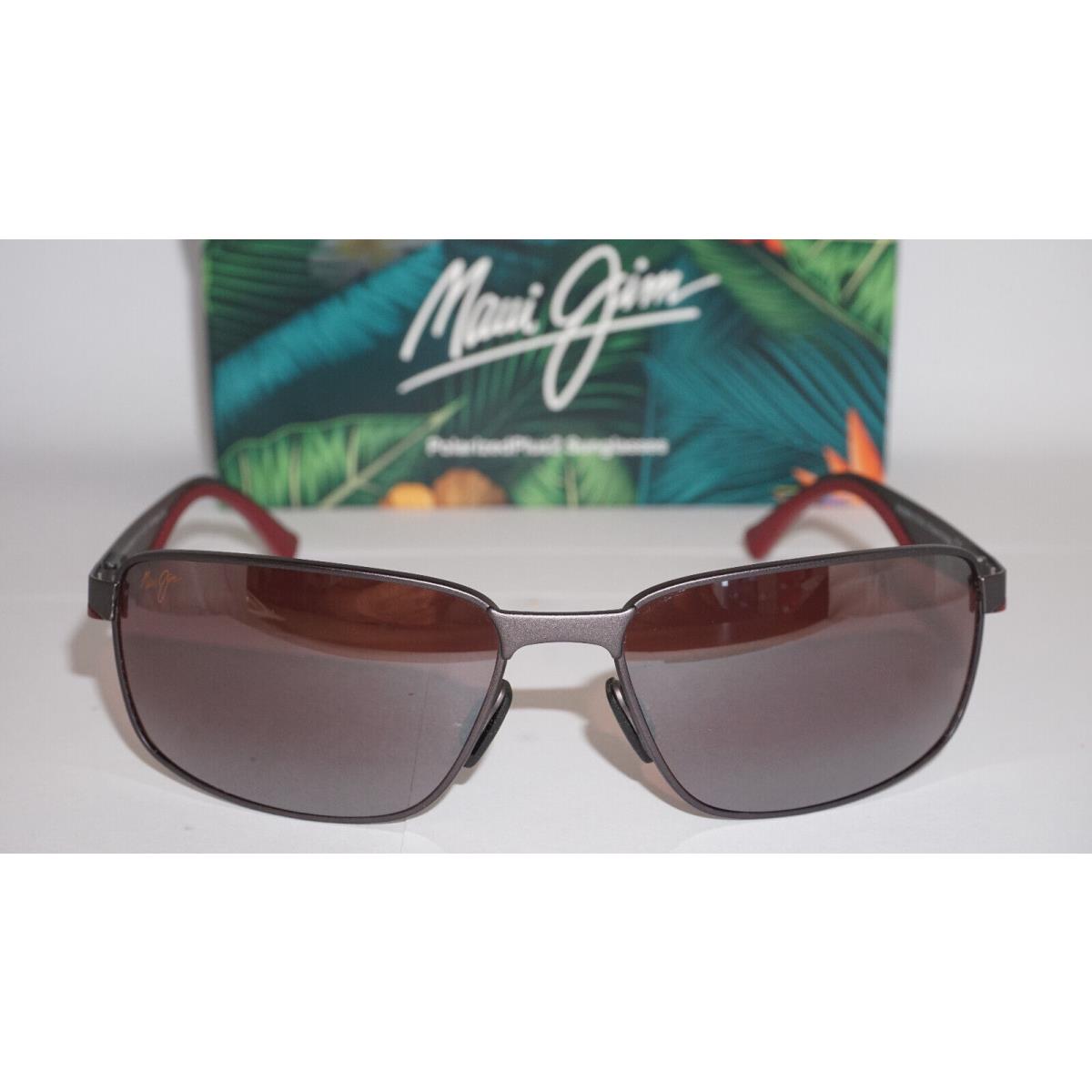 Maui Jim Sunglasses Backswing Gunmetal Brown Polarized MJ709-02S 61 17 130