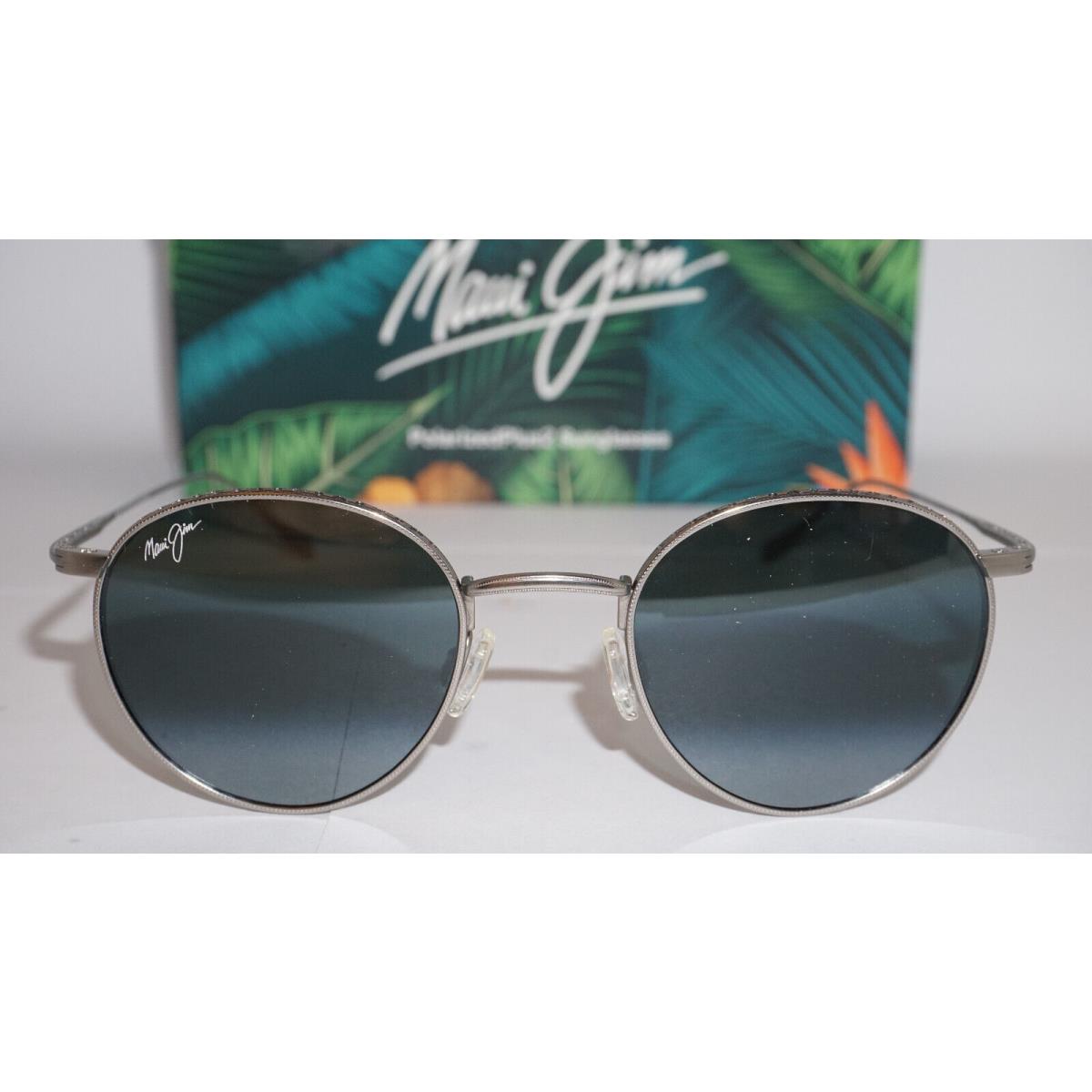 Maui Jim Sunglasses Northstar Mb-bg Silver Blue Polar MJ757-17M 48 21 145