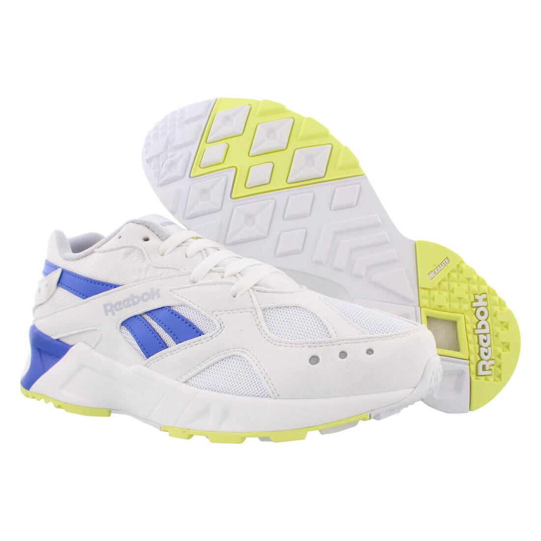 Reebok Aztrek Unisex Shoes Size 9 Color: White/cold Grey/cobalt/lime - White, Main: White