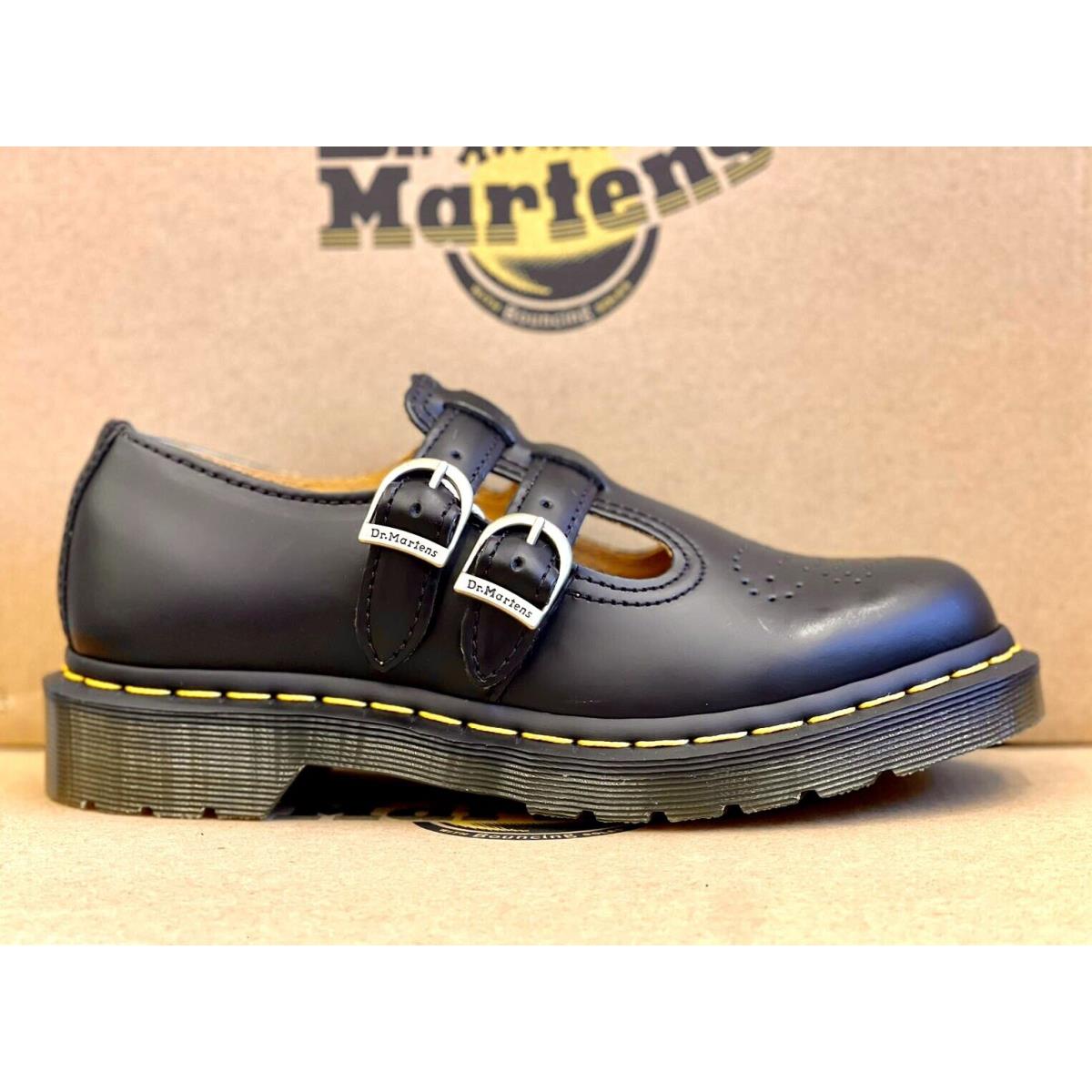 Dr Martens - 8065 Black Smooth Leather Mary Jane 12916001 Shoes For Women`s