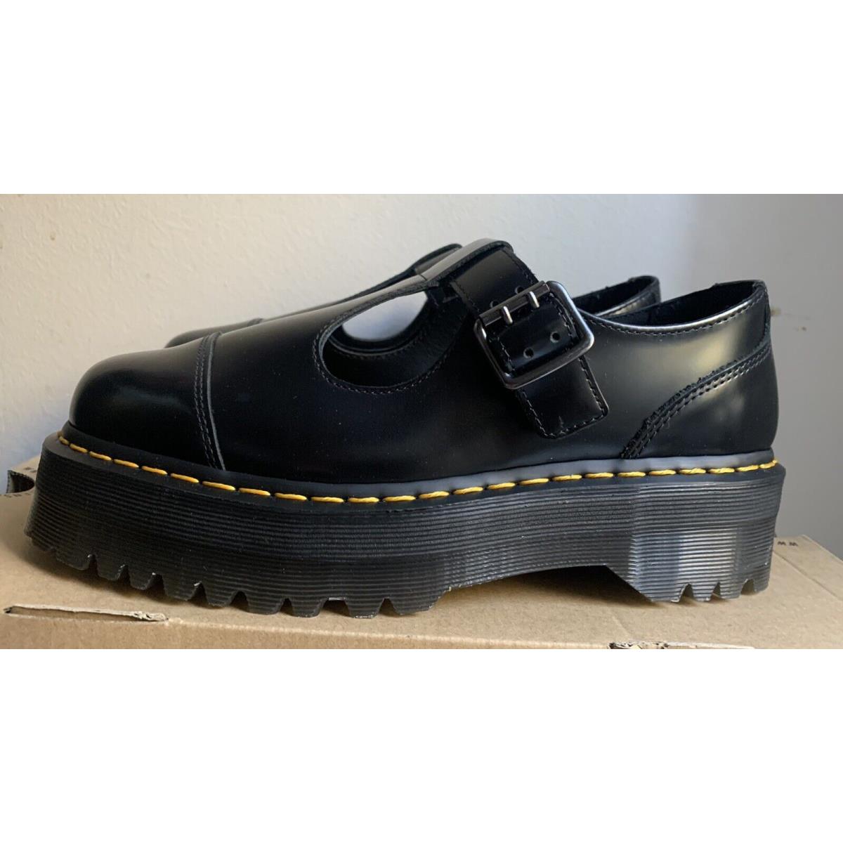 Dr. / Doc Martens Bethan 15727001 : Polished Smooth Black : Women`s US 10 :