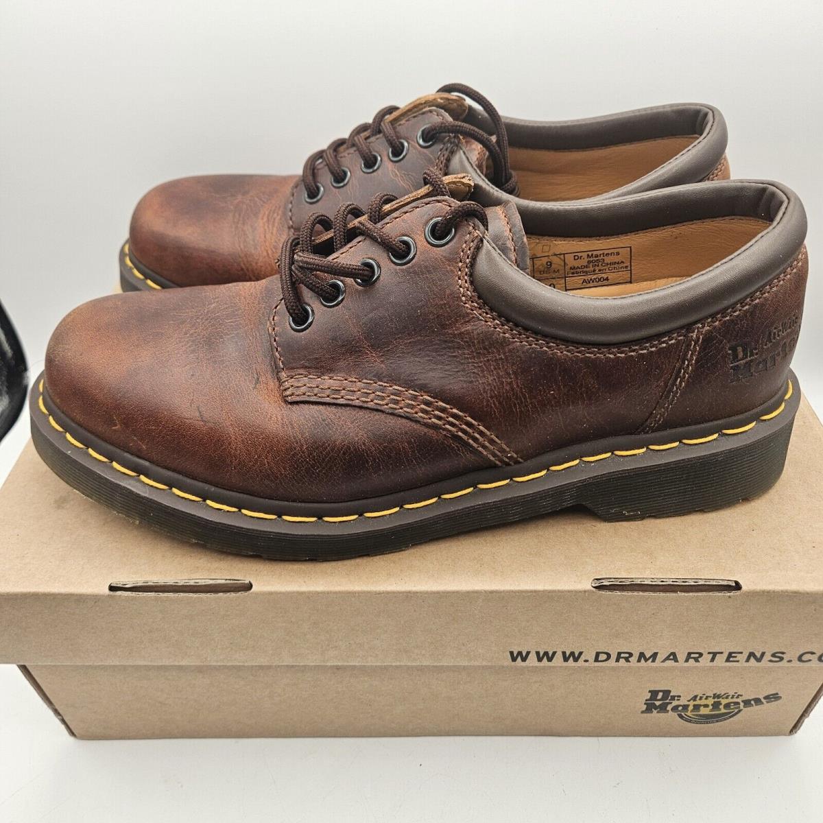 Dr. Martens 8053 Men`s US 9 Women`s US 10 Tan Brown Leather Brun Clair Harvest