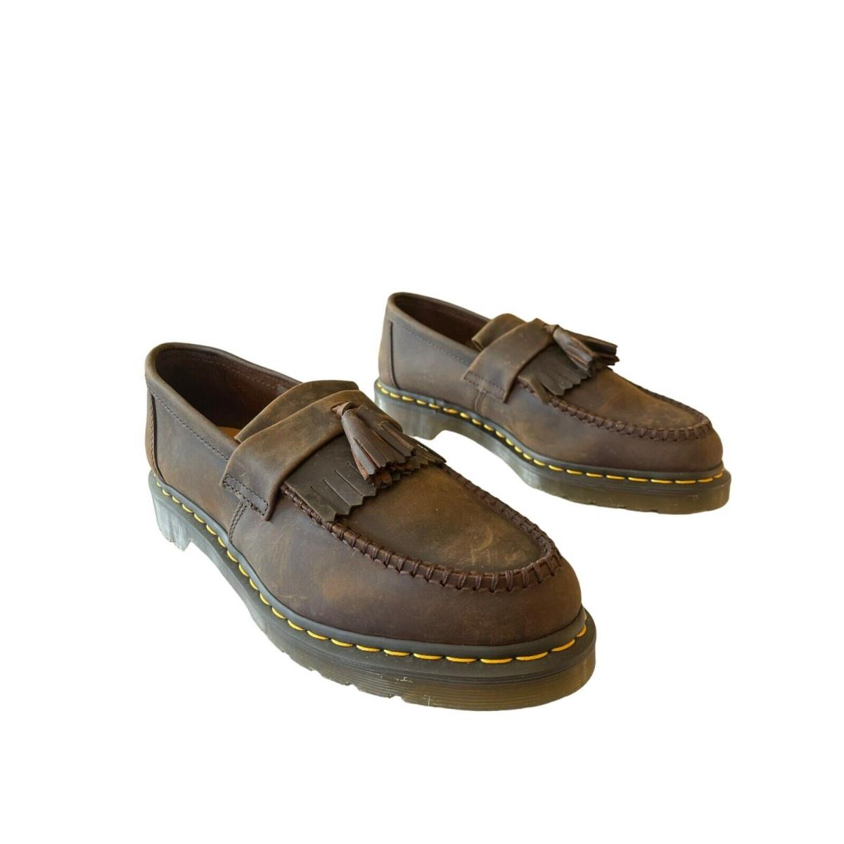 Dr Martens Crazy Horse Leather Tassel Shoe Unisex 11 Mens / 12 Womens