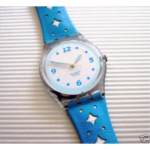 Hazy Sky Swatch with Spring Sky Colors Leather Band-nib