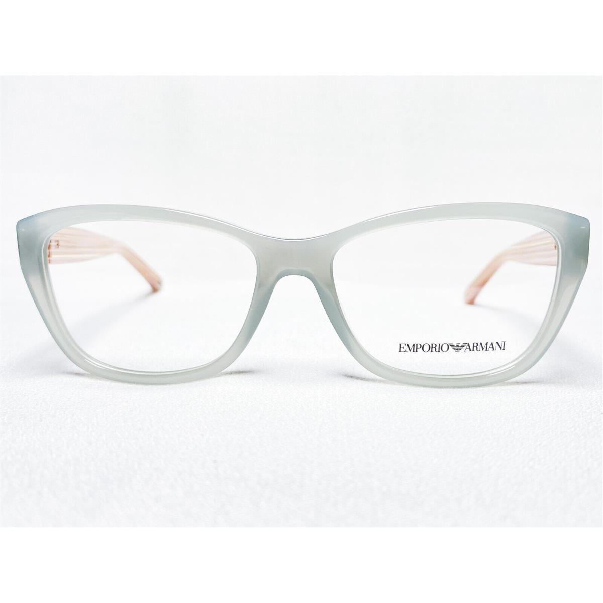 Emporio Armani EA3084 5519 Womens Grey Rectangle Eyeglasses Frames 54/16 140