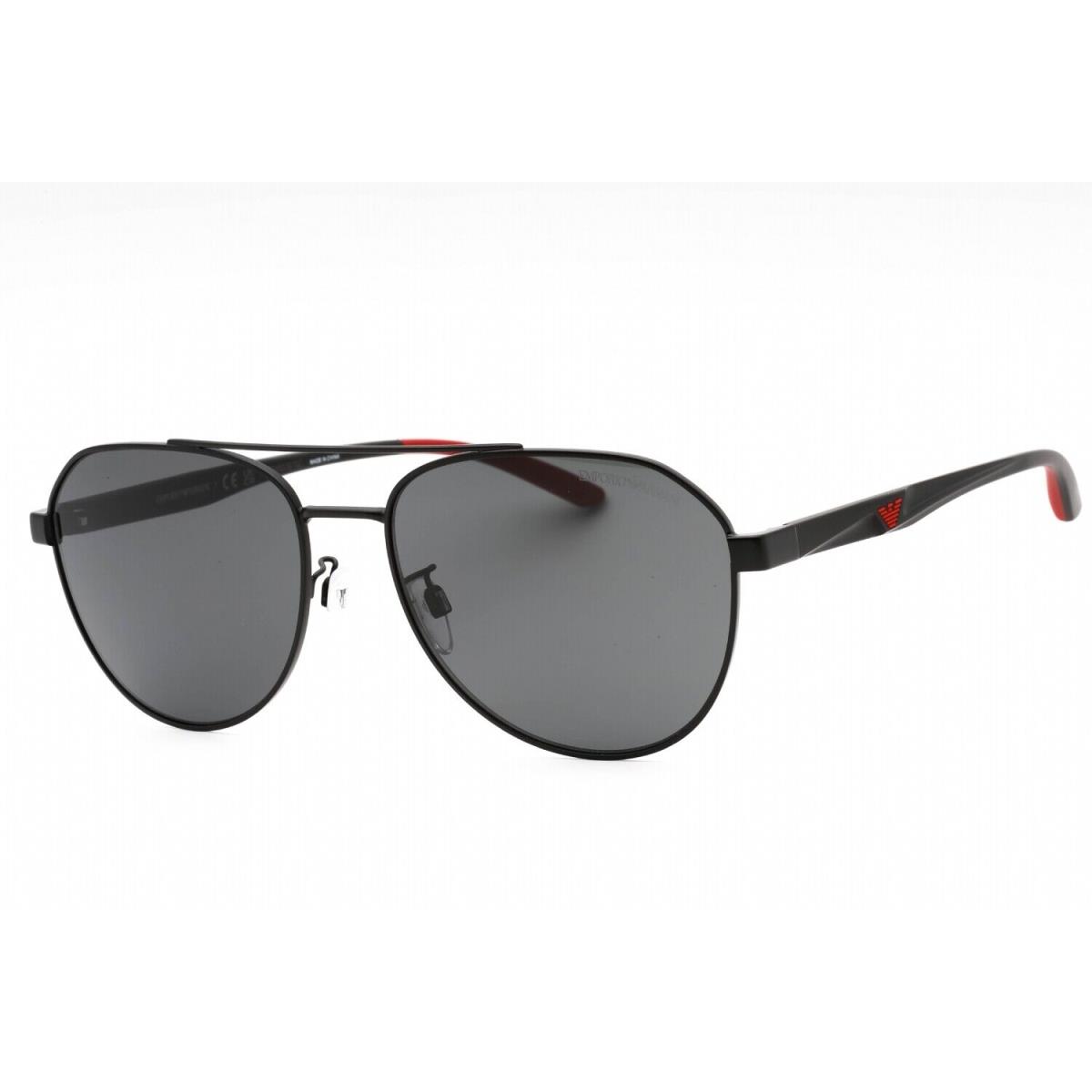 Emporio Armani 0EA2129D-300187 Matte Black Sunglasses