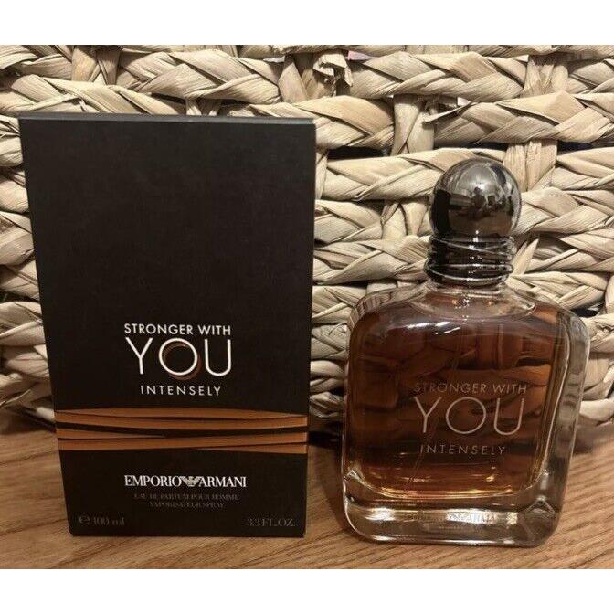 Emporio Armani Stronger with You Intensely 100ml 3.4 Fl Oz Eau De Parfum Spray