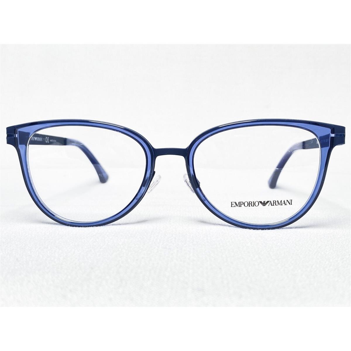 Emporio Armani EA1032 3100 Womens Blue Cats Eye Eyeglasses Frames 53/18 140