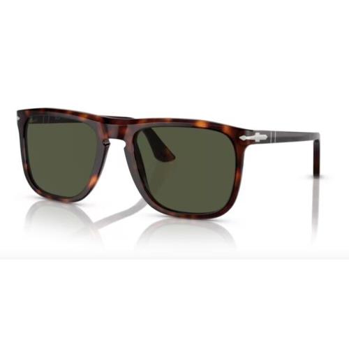 Persol 0PO3336S 24/31 Havana/ Green Oval Shaped 54mm Women`s Sunglasses