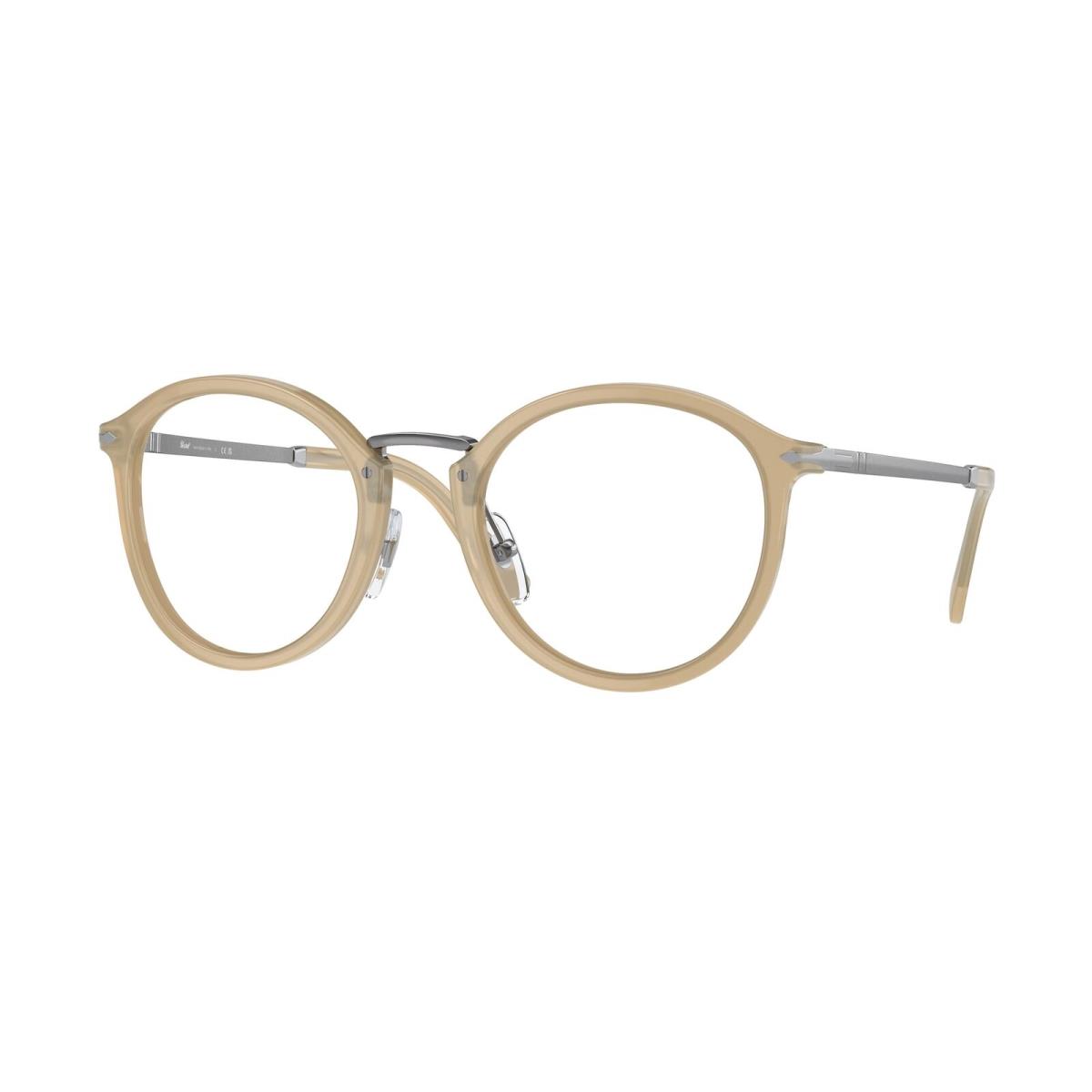 Persol PO3309V 1169 Vico Opal Beige Transparent 51 mm Unisex Eyeglasses