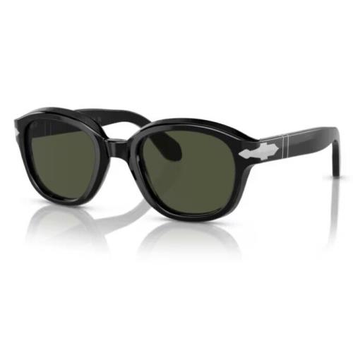 Persol 0PO0060S 95/31 Black/green Soft Square 50mm Women`s Sunglasses