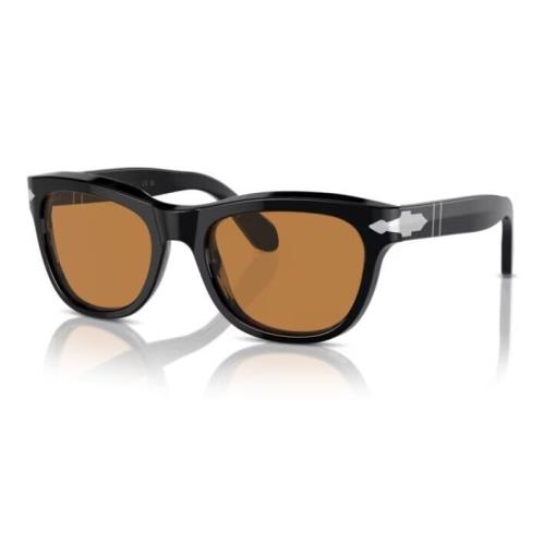 Persol 0PO0086S 95/53 Black/yellow Brown Soft Square 54mm Men`s Sunglasses