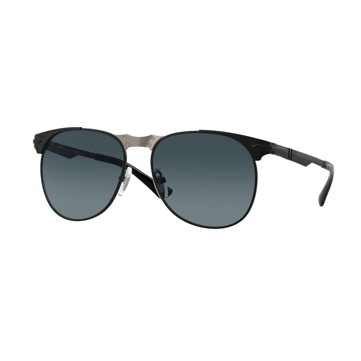 Persol PO1016S 1130S3 Black Gradient Dark Blue Polarized 55 mm Unisex Sunglasses