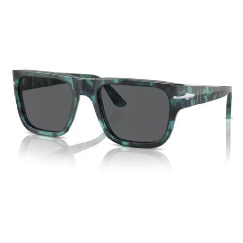 Persol 0PO3348S 1211B1 Blue Havana/dark Green Square 57mm Square Mens Sunglasses