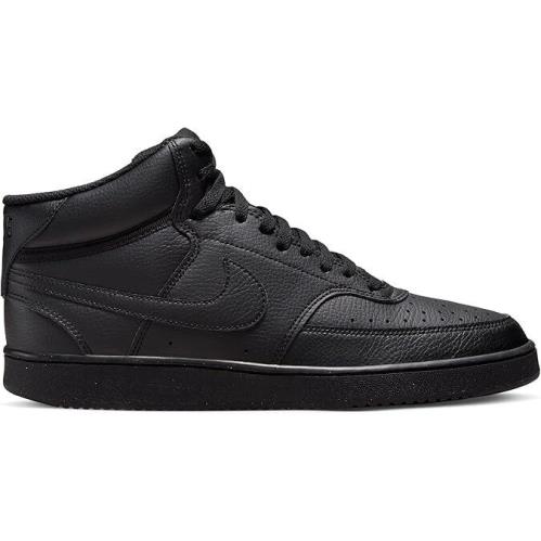 Nike Court Vision Mid Sneaker Boot Fashion Casual Shoes Black - Black