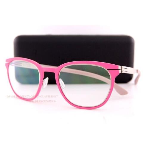 ic Berlin Eyeglass Frames Westside :pearl-lolly-pink 49mm