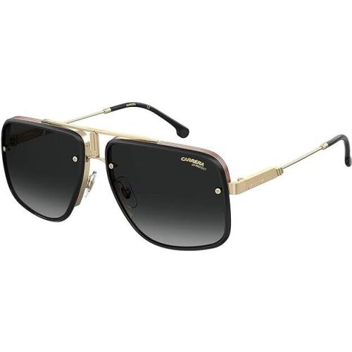 Carrera Unisex Sunglasses CA Glory II ORHL/9O Gold Black 59mm - Frame: Black, Lens: Grey