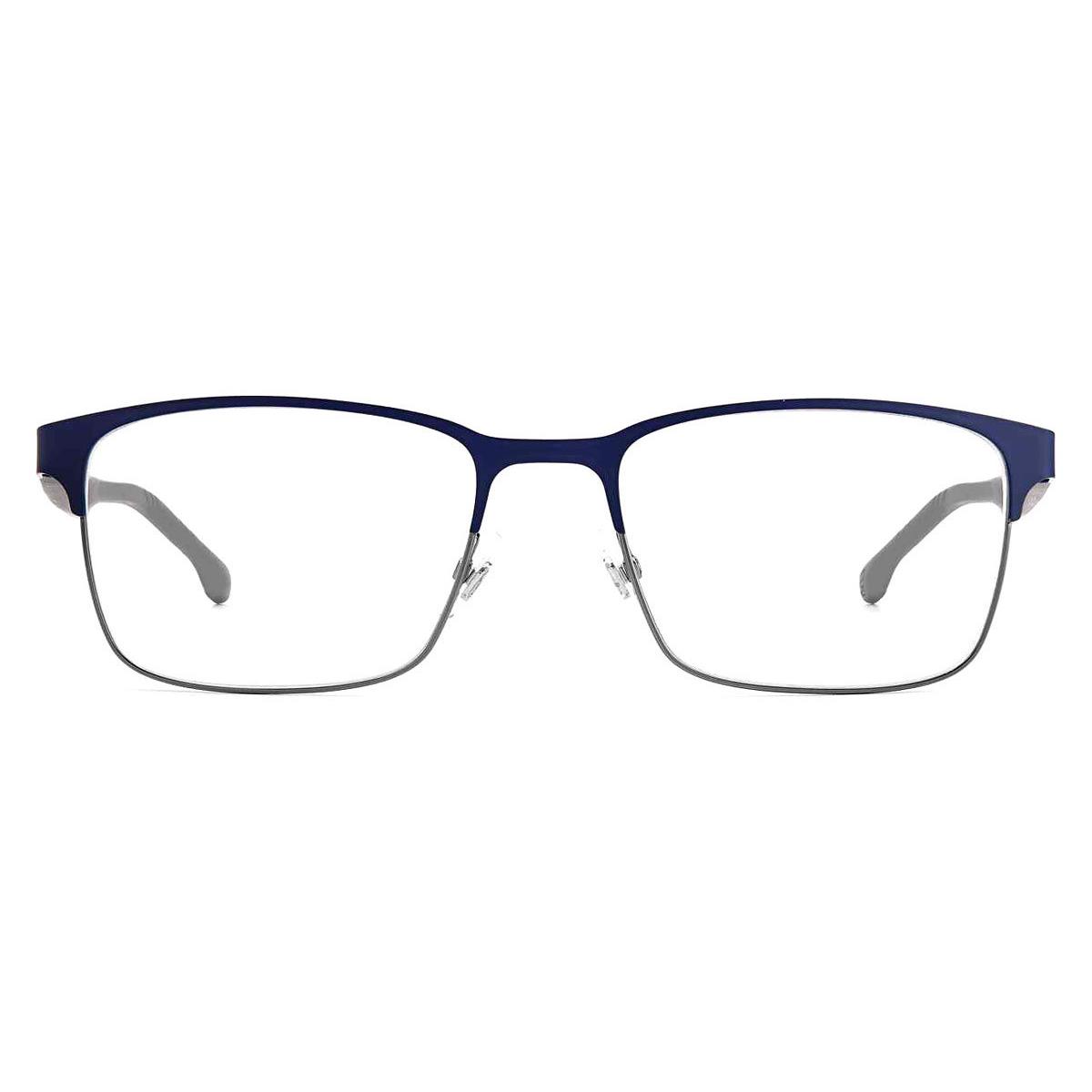 Carrera 8869 Eyeglasses Men Matte Blue Rectangle 55mm