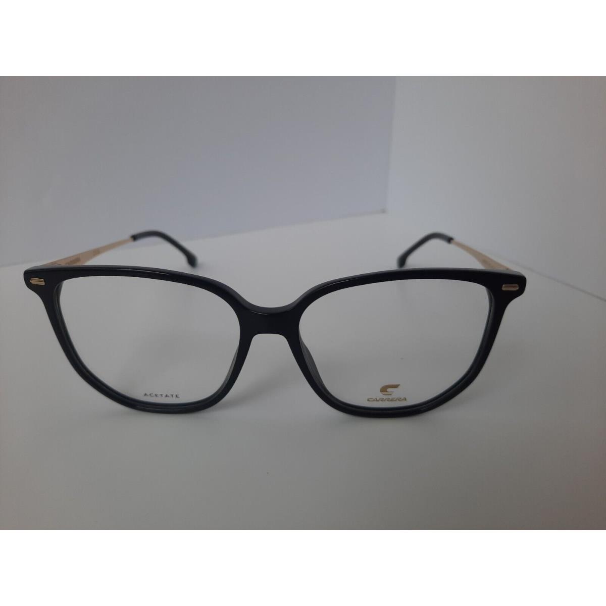 Carrera Clear Eyeglasses Frames 3025 807 Black Geometric 54-15-140