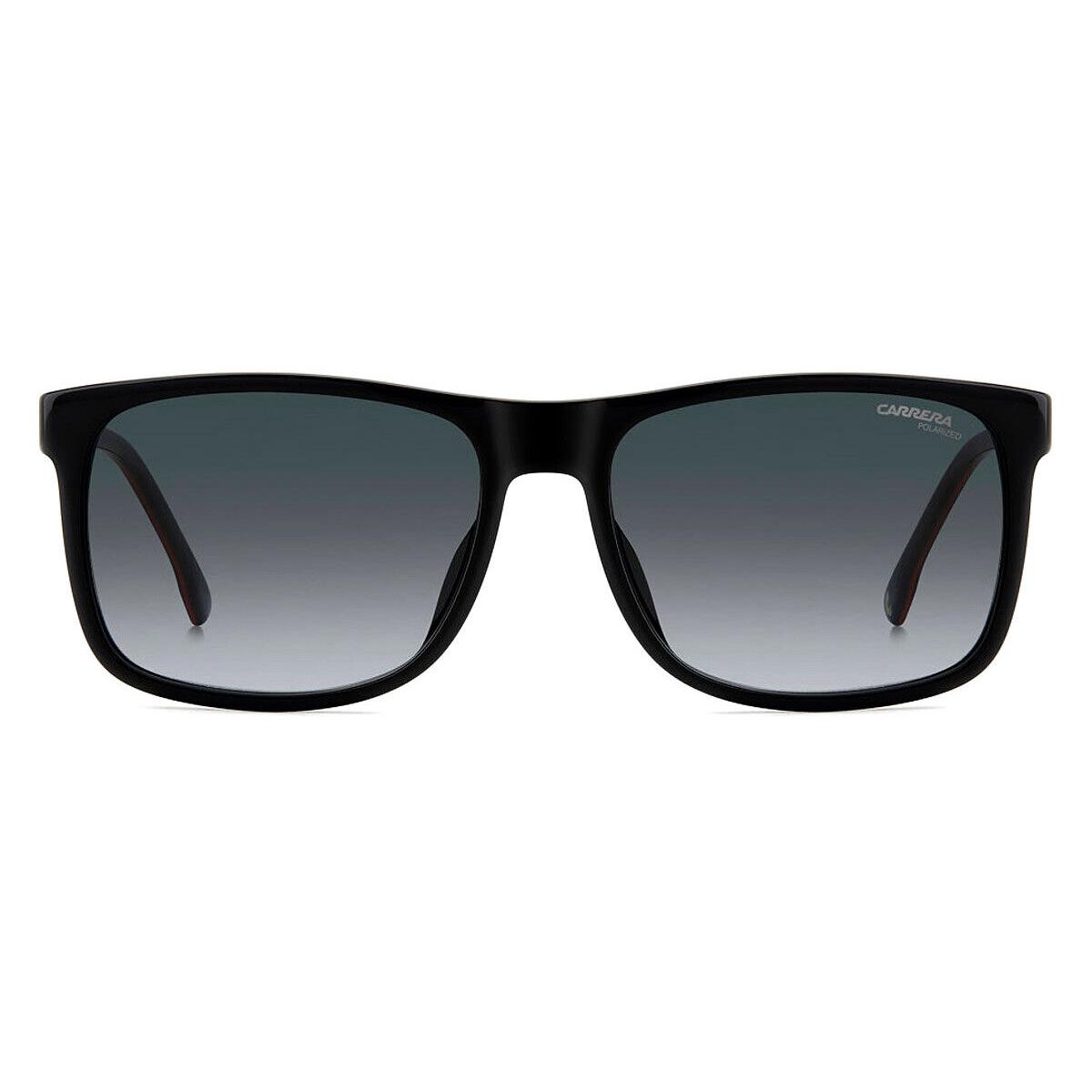 Carrera C Flex 01/G/S Men Sunglasses Black Red 57mm - Frame: Black Red, Lens: Dark Gray Shaded