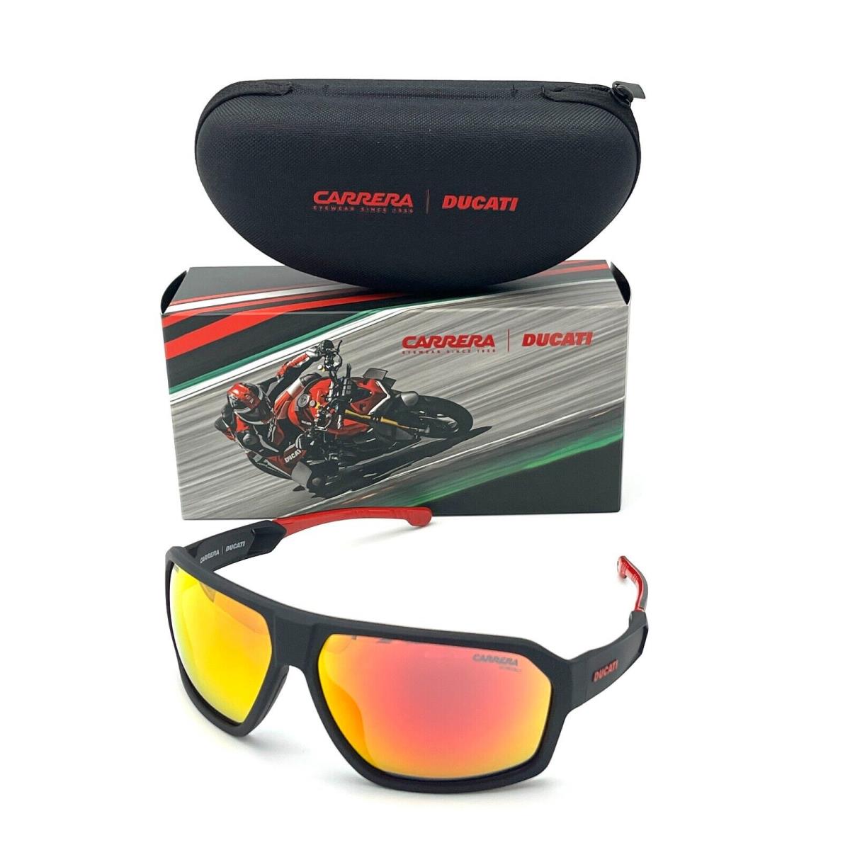 Carrera Ducati Carduc 020 Oit Black / Red 66mm Sunglasses