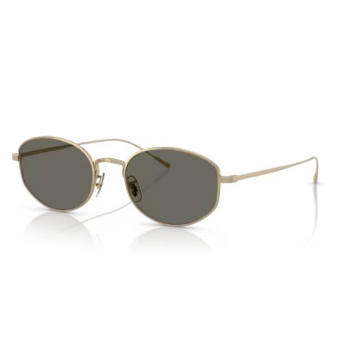 Oliver Peoples 0OV1347ST Estra 5035R5 Soft Gold Carbon Grey Men`s Sunglasses