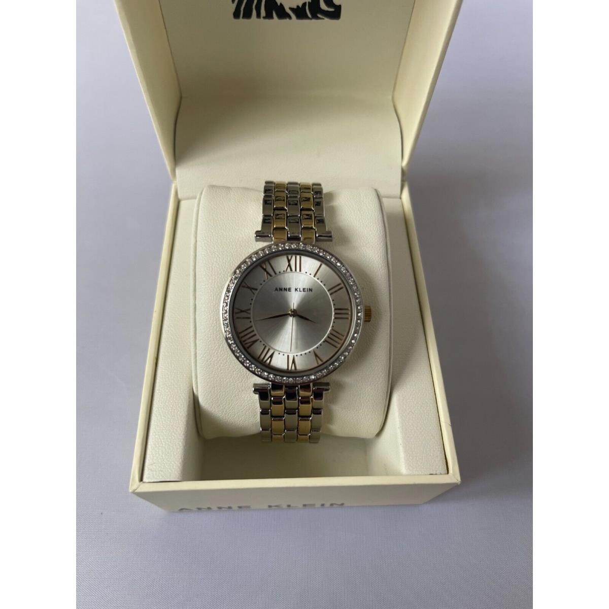 Anne Klein Women`s Silver/ Gold Stainless Steel Watch AK3131 85