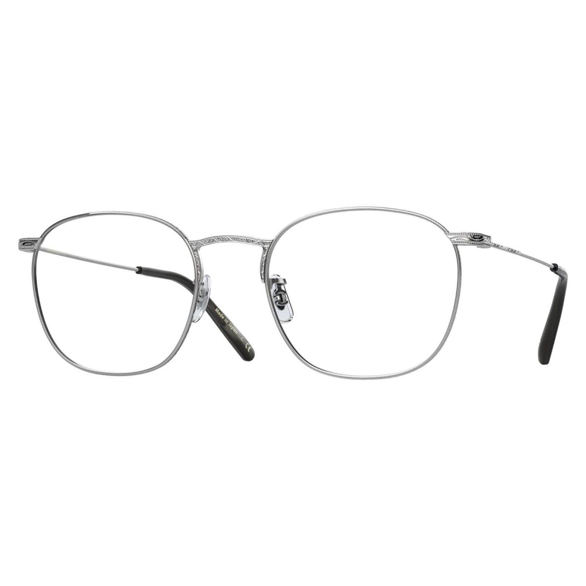 Oliver Peoples Goldsen Eyeglasses 1285T 52 5036 Silver with Demo Lenses