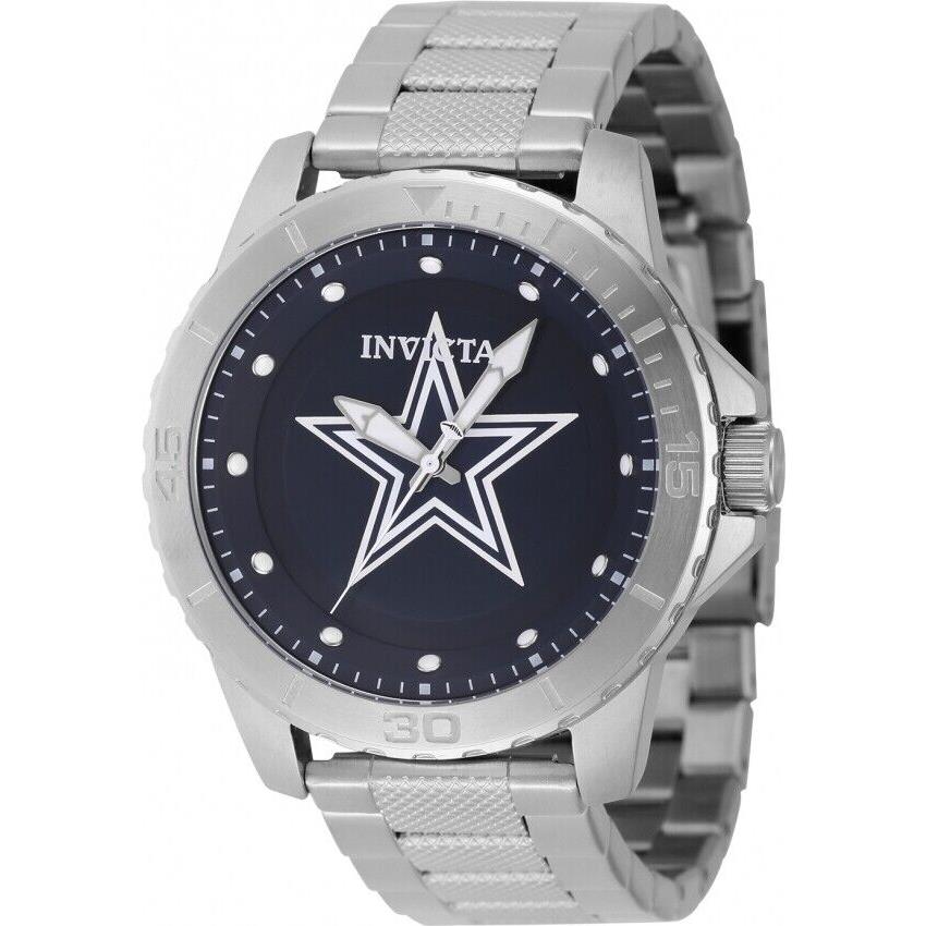 Invicta Nfl Dallas Cowboys Quartz Blue Dial Men`s Watch 48083