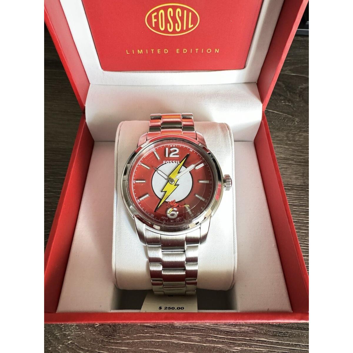 The Flash X Fossil Limited Edition Stainless Steel Unisex Watch 42mm LE to 990