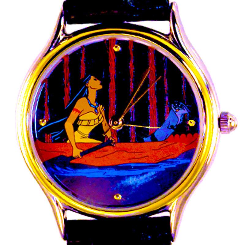 Disney Pocahontas Meeko The Racoon Canoeing Rare Fossil DM-12037 Watch