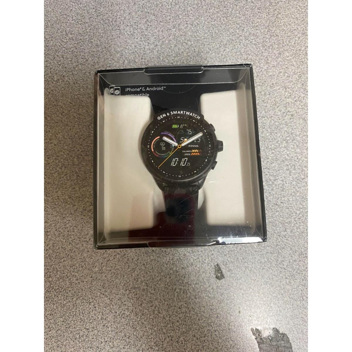 Fossil Watch Generation 6 Wellness Smart Watch FTW4069 Black